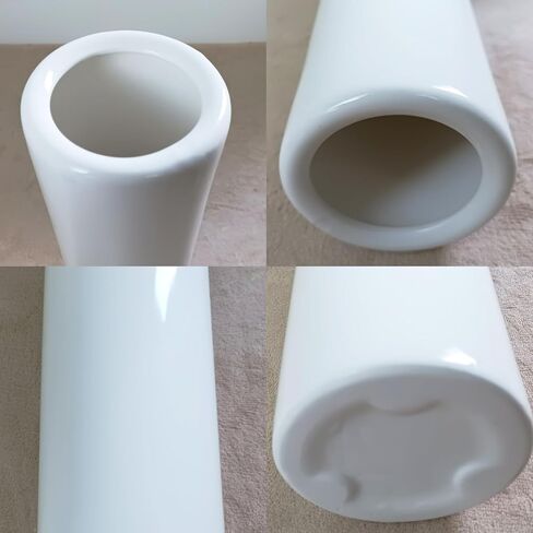 White Ceramic Flower Vases,12 Inch Tall Modern Textured Vases for Pampas Grass Flower, Minimalist Large Vase for Home Decor,Farmhouse,Shelf,Table Centerpieces,Living Room Decorations in Saudi Arabia
