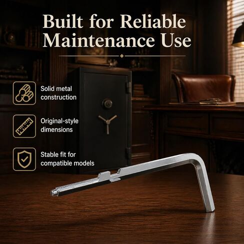 مفتاح تغيير قفل مجموعة العجلات الثلاث الآمن U8، متوافق مع أقفال S&G/Sargent & Greenleaf 6600 6700 8500 2937 الميكانيكية الآمنة، تتضمن التعليمات in Kuwait