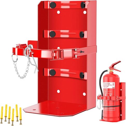 Fire Extinguisher Mount,Fits 20lb Dry/10lb Co2 Extinguisher, Heavy Duty Fire Extinguisher Holder Perfect for Wall Mount,for School Home Garage Laboratory and Vehicle (20LBS) in Saudi Arabia