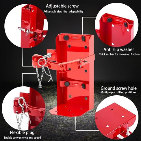 Fire Extinguisher Mount,Fits 20lb Dry/10lb Co2 Extinguisher, Heavy Duty Fire Extinguisher Holder Perfect for Wall Mount,for School Home Garage Laboratory and Vehicle (20LBS) in Saudi Arabia