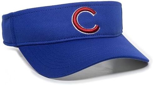 Baseball Chicago Official Replica Adjustable Velcro Adult Visor Blue in Saudi Arabia