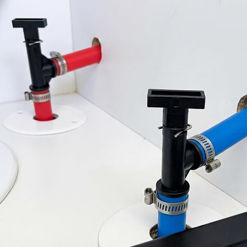 novabright 2 حزمة 1/2 بوصة Pex Rv صمام تصريف منخفض النقطة 90 درجة Rv صمامات تصريف منخفضة النقطة خط المياه تركيب الأنابيب البلاستيكية المتينة لقوارب مقطورات التخييم (أسود) in Kuwait