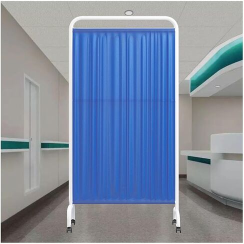 1-5 Panels Portable Medical Privacy Screen,Folding Rolling Privacy Screen,6ft High Room Divider with Wheel for Clinic/Office/Beauty Salon(Brown,5-Panel) in Saudi Arabia