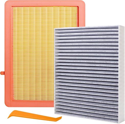 Engine & Cabin Air Filter Kit Compatible with 2019-2024 Mazda CX-30, 2019-2025 Mazda 3, 2023-2025 CX-50 | Replace BDGF-61-J6X, PAH9-13-3A0A | Includes Mazda CX30 Cabin Air Filter-Equivalent Models in Saudi Arabia