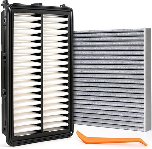 Engine & Cabin Air Filter Kit Compatible with 2019-2024 Mazda CX-30, 2019-2025 Mazda 3, 2023-2025 CX-50 | Replace BDGF-61-J6X, PAH9-13-3A0A | Includes Mazda CX30 Cabin Air Filter-Equivalent Models in Saudi Arabia