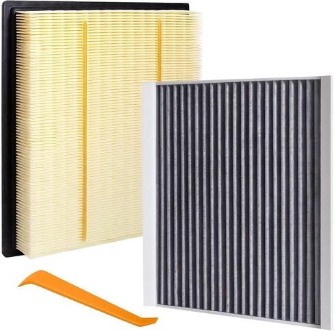 Engine & Cabin Air Filter Kit Compatible with 2019-2024 Mazda CX-30, 2019-2025 Mazda 3, 2023-2025 CX-50 | Replace BDGF-61-J6X, PAH9-13-3A0A | Includes Mazda CX30 Cabin Air Filter-Equivalent Models in Saudi Arabia