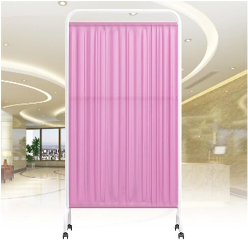 Portable Medical Privacy Screen,Freestanding Wall Separator with Wheels, Stainless Steel Oxford Cloth 6ft High Mobile Folding Privacy Screen for Beauty Salon/Office/Exam in Saudi Arabia