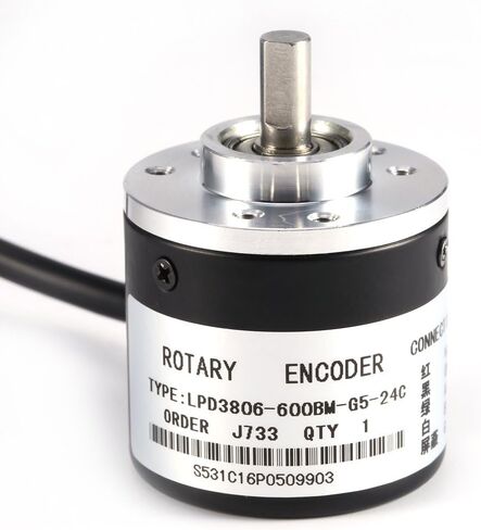 Sattie 600P / R 5V-24V Rotary Encoder, 6mm Shaft, AB 2-Phase, Incremental Encoder for Speed, Angle & Acceleration Measurement in Saudi Arabia