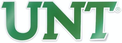 North Texas Sticker University of North Texas Car Decal Mean Green Block UNT Letters Logo Heavy-Duty Official NCAA Collegiate Vinyl for Bumpers, Windows, Laptops, Drink Tumblers in Saudi Arabia