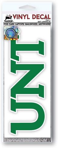North Texas Sticker University of North Texas Car Decal Mean Green Block UNT Letters Logo Heavy-Duty Official NCAA Collegiate Vinyl for Bumpers, Windows, Laptops, Drink Tumblers in Saudi Arabia
