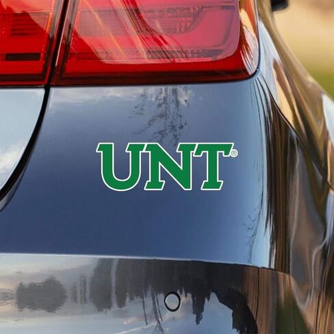 North Texas Sticker University of North Texas Car Decal Mean Green Block UNT Letters Logo Heavy-Duty Official NCAA Collegiate Vinyl for Bumpers, Windows, Laptops, Drink Tumblers in Saudi Arabia