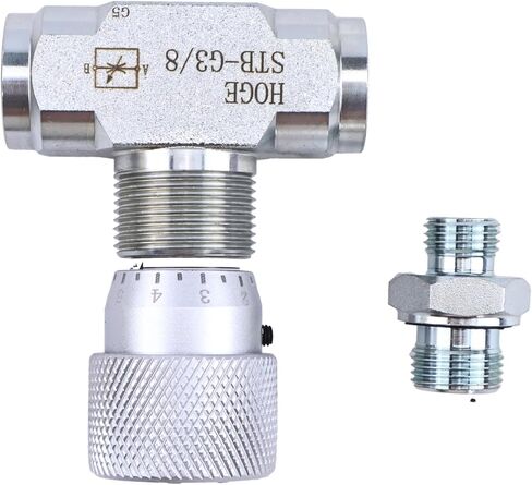 صمام التحكم في التدفق الهيدروليكي HOLDWELL 3/8" L08 STB-G3/8 متوافق مع الحفار الصغير in Saudi Arabia
