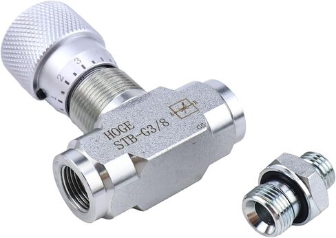 صمام التحكم في التدفق الهيدروليكي HOLDWELL 3/8" L08 STB-G3/8 متوافق مع الحفار الصغير in Saudi Arabia