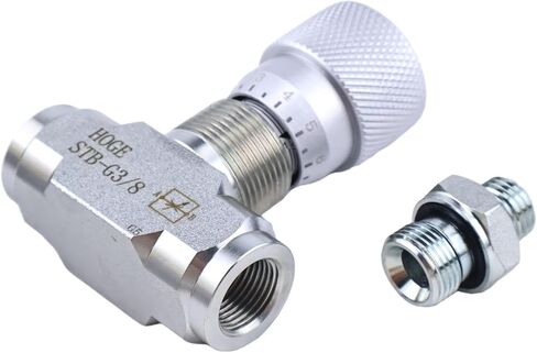 صمام التحكم في التدفق الهيدروليكي HOLDWELL 3/8" L08 STB-G3/8 متوافق مع الحفار الصغير in Saudi Arabia