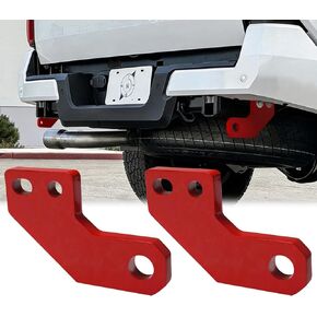 خطافات سحب أمامية لـ Tacoma 2024 2025 2026/4Runner 2025-2026،/Ford F150 2009-2023، خطاف سحب 2 قطعة أحمر in Kuwait