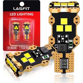 لاسفيت مصباح LED 7443 7440 7444، ضوء احتياطي عكسي للتشغيل النهاري (DRL) مصباح وقوف السيارات 7441 7444NA W21W WY21W 992 2022 فائق السطوع 6000 كلفن زينون ابيض لمصابيح اشارة الانعطاف والفرامل الخلفية in Kuwait
