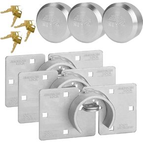 American/Master Lock (1) Hidden Shackle and Hasp Combo A801 - A2010NKA w/Bumpstop Technology in Kuwait