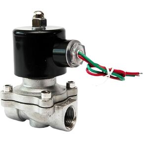 3/4 "صمام الملف اللولبي من الفولاذ المقاوم للصدأ 304 مغلق عادة ضغط صفر 110 فولت 220 فولت 12 فولت 24 فولت DN20 صمام الملف اللولبي لغاز الماء (NPT_380VAC_VITON-Seal) in Kuwait