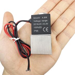 DC12V 24V AC110V 220V Normally Closed 1/4 Inch Silent Bidirectional NormallyClosed Pneumatic Stainless Steel Solenoid Valve 1Pcs(6mm,AC220V) in Saudi Arabia