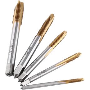 Coated HSS Thread Screw Tap Kit for Smooth Tapping Experience for Professional Machinists Metalworking in Kuwait