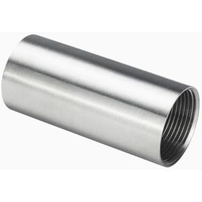 1 قطعة BSP أنثى برميل مقرنة الحلمة وصلة أنابيب موصل 304 الفولاذ (200 مللي متر طول ، 3/8") in Kuwait