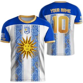 Personalized Uruguay Custom Jersey 2024, Retro Soccer Jersey for Men in Saudi Arabia