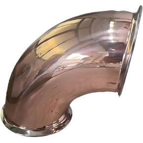 Clamp 3"(76mm) OD91mm Copper Elbow 90 degree,Suitable For Home Brewing, Distillation Accessories, Elbow Pipe Fitting in Kuwait