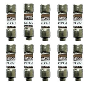 10-Pack New KLKR-2 KLKR-2A KLKR002 600Vac Fast Acting Fuse,KLKR-2A Current Limiting Class CC Rejection Cartridge Fuses in Kuwait