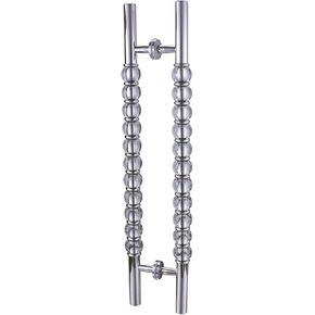 Heavy Duty Commercial Barn Door Handle Pull Bar-to-Bar, Contemporary Round Grab Bar for Interior Exterior Glass or Wood Doors, Easy to Install (Color : D, Size : 120cm/47.2in) in Saudi Arabia