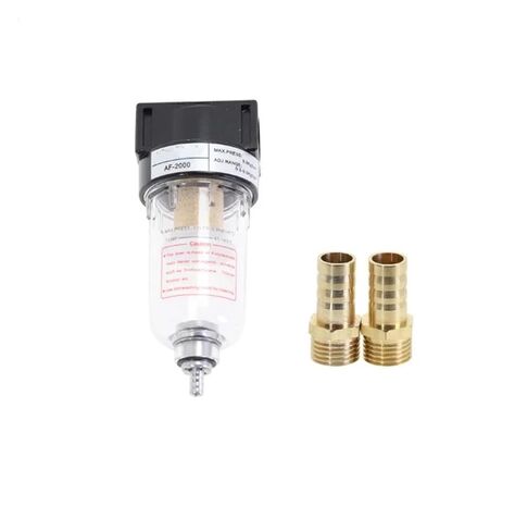 Air Source Processor AF2000 air Oil-Water Separator air Compressor Paint Spray air Gun Filter Single Component Drainage(AF2000+PC 12mm) in Saudi Arabia