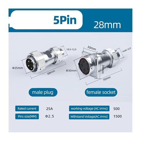 1Set/5Sets WY28 Connector 2-20PIN Sensor(5Pin,5Sets) in Saudi Arabia
