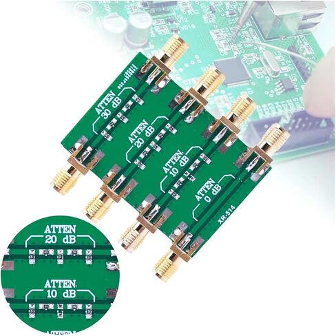 SMA مزدوج أنثى رئيس تردد الراديو الثابتة المخفف وحدة مجلس DC-4.0 جيجا هرتز المخفف مجموعة 200 ميجا واط 0dB 10dB 20dB 30dB in Kuwait