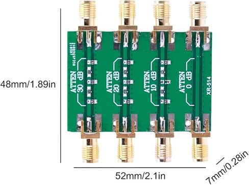 SMA مزدوج أنثى رئيس تردد الراديو الثابتة المخفف وحدة مجلس DC-4.0 جيجا هرتز المخفف مجموعة 200 ميجا واط 0dB 10dB 20dB 30dB in Kuwait