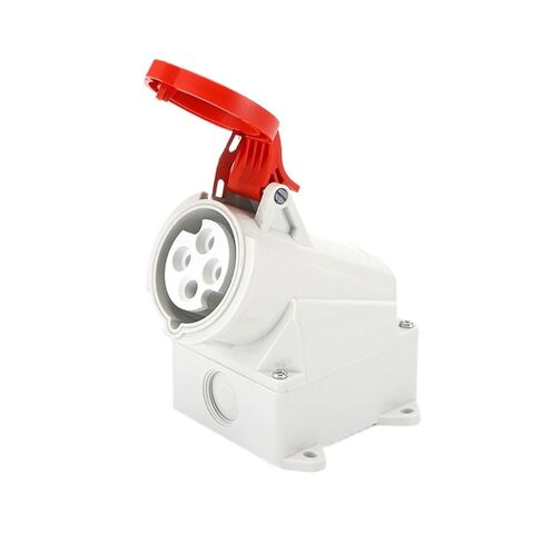 Industrial Cable Power Socket LX-1141-16A, LX-1241-32A Surface-Mounted Socket Waterproof Connector(LX-1241-32A) in Saudi Arabia