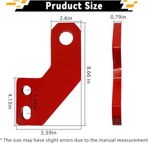 خطافات سحب أمامية لـ Tacoma 2024 2025 2026/4Runner 2025-2026،/Ford F150 2009-2023، خطاف سحب 2 قطعة أحمر in Saudi Arabia