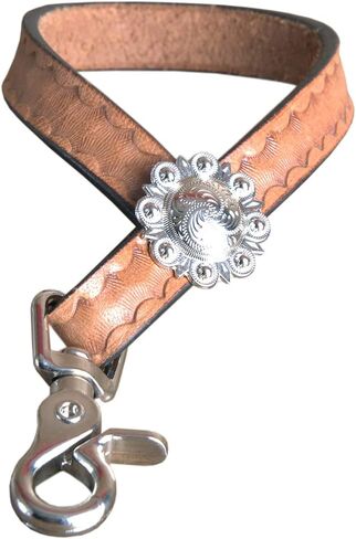 HILASON Leather Horse Tie Down Hobble Keeper Sunset Hand Tool- 4 Inch | Ties Straps for Horses in Saudi Arabia