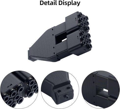 FYSETC Upgrade Filament Connector for Kobra3 16-Color: Printing Free Filament Hub Switching Compatible with K3 S1 Combo 3D Printer Stock Replacement and ACE Pro Part in Saudi Arabia