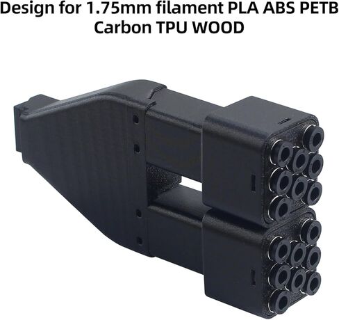 FYSETC Upgrade Filament Connector for Kobra3 16-Color: Printing Free Filament Hub Switching Compatible with K3 S1 Combo 3D Printer Stock Replacement and ACE Pro Part in Saudi Arabia