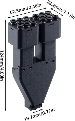 FYSETC Upgrade Filament Connector for Kobra3 16-Color: Printing Free Filament Hub Switching Compatible with K3 S1 Combo 3D Printer Stock Replacement and ACE Pro Part in Saudi Arabia