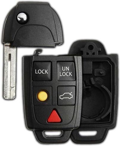 Keyless Option Remote Flip Key Fob Shell Case For Volvo (LQNP2T-APU) in Saudi Arabia