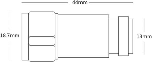 Attenuator DC-6GHz 2W N Male to Female Fixed Attenuator 1db 3db 5db 6db 10db 15db 20db 50Ohm Coaxial Connector(20db) in Saudi Arabia
