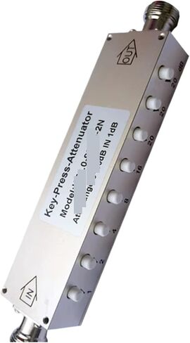 Attenuator 10W Power SMA/N Type 0-90dB Step Button Adjustable attenuator(DC-3G,SMA-KK 2female) in Saudi Arabia