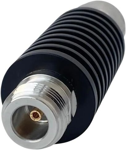 Attenuator 10W N Type Attenuator DC-6G/8GHZ 1/2/3/5/6/10/15/20/30db/40db/60db N coaxial Power Plug Male to Jack Female 50ohm(25db,6G) in Saudi Arabia