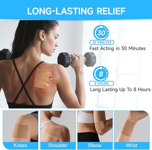 Tiger Patches, 32 Counts Chinese Red Tiger Back Heat Patches, Ultra Strength Traditional Herbal Plaster for Muscle Joint of Knee Neck Shoulder 4 Packs 8 Each in Saudi Arabia