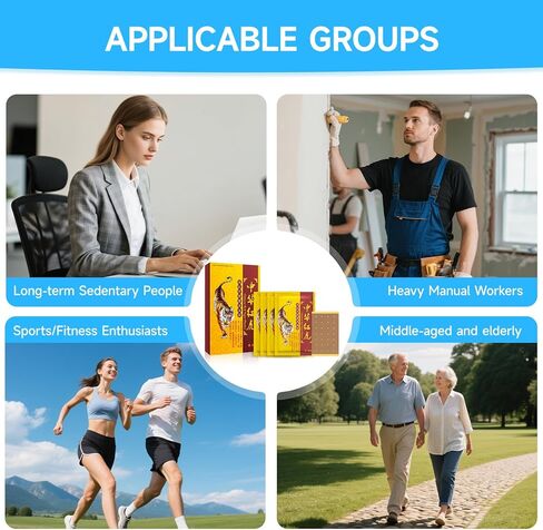 Tiger Patches, 32 Counts Chinese Red Tiger Back Heat Patches, Ultra Strength Traditional Herbal Plaster for Muscle Joint of Knee Neck Shoulder 4 Packs 8 Each in Saudi Arabia