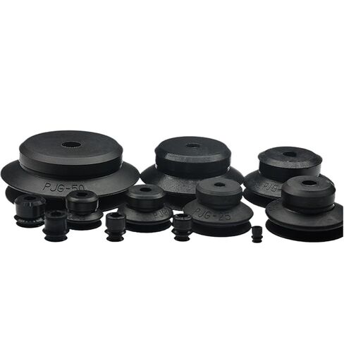 1pc PJG-4/6/8/10/15/20/25/30/35/40/50/60/70/80 Small Pneumatic Vacuum Suction Cup(PJG-10,Black) in Saudi Arabia