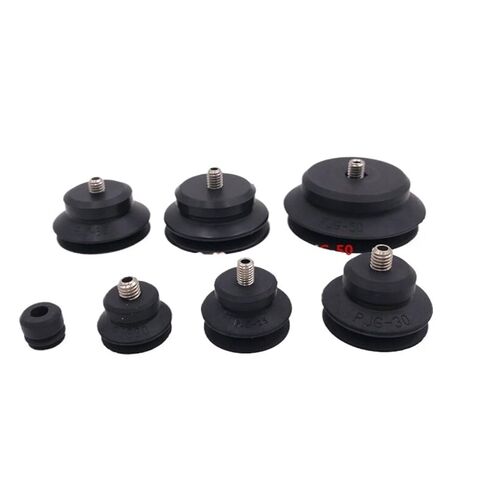 1pc PJG-4/6/8/10/15/20/25/30/35/40/50/60/70/80 Small Pneumatic Vacuum Suction Cup(PJG-10,Black) in Saudi Arabia