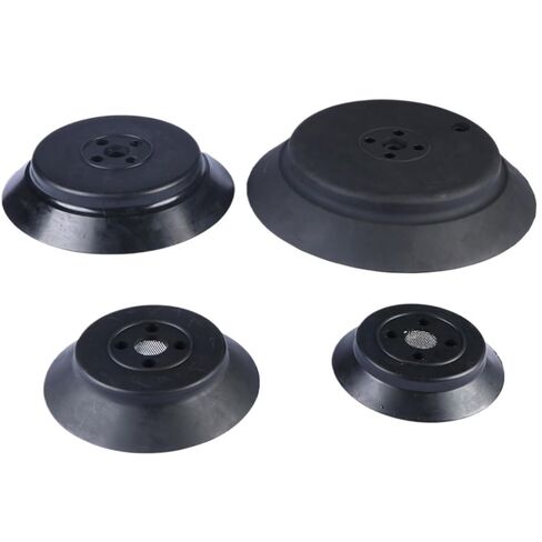 10pcs Manipulator Vacuum Suction Cups PFG 120 200 150 250 Pneumatic Industry Large Heavy Strength Silicone Nozzle Vacuum Chuck(Red) in Saudi Arabia