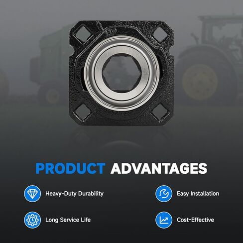 AE74652 مجموعة محامل المكبس السداسية مقاس 1-1/2 بوصة متوافقة مع John Deere Round 385، 435، 456، 467،535، 557، 566 و567، استبدال OEM # AE5474، AFH207783، AFH206196 وAFH207783 in Kuwait