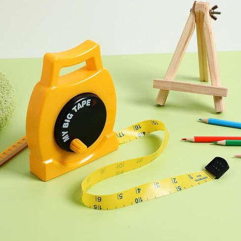 Kids Tape Measure Toy with Inch and Centimeter Markings Lightweight Retractable Tape for Children 3 to Learn Measuring and Counting Skills Durable and Flexible for Indoor and Outdoor Use in Saudi Arabia